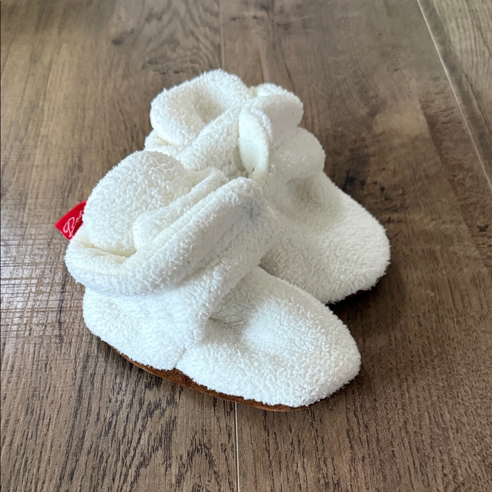 Fleece Terry Cloth Baby Booties